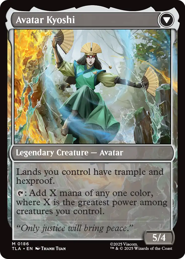 Avatar Kyoshi Magic: The Gathering card