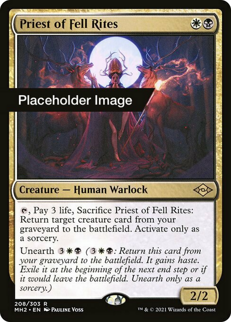 Priest of Fell Rites Card Image