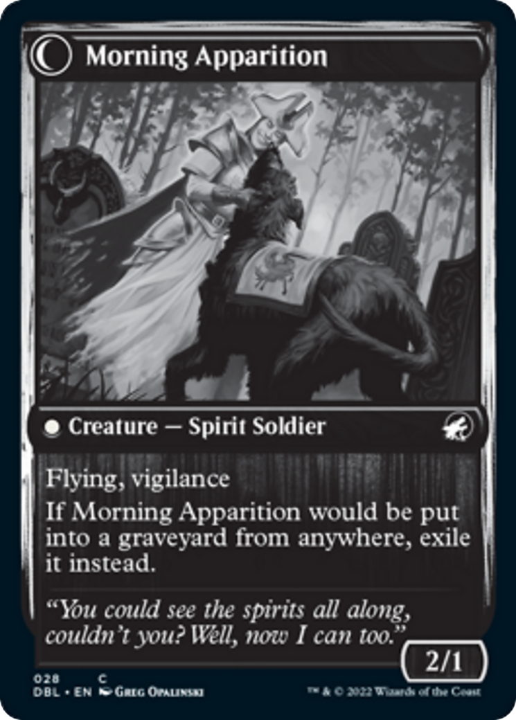 Mourning Patrol // Morning Apparition Card Image