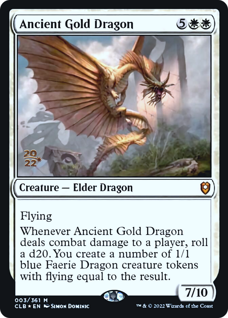 Ancient Gold Dragon Card Image