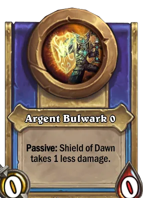 Argent Bulwark {0} Card Image