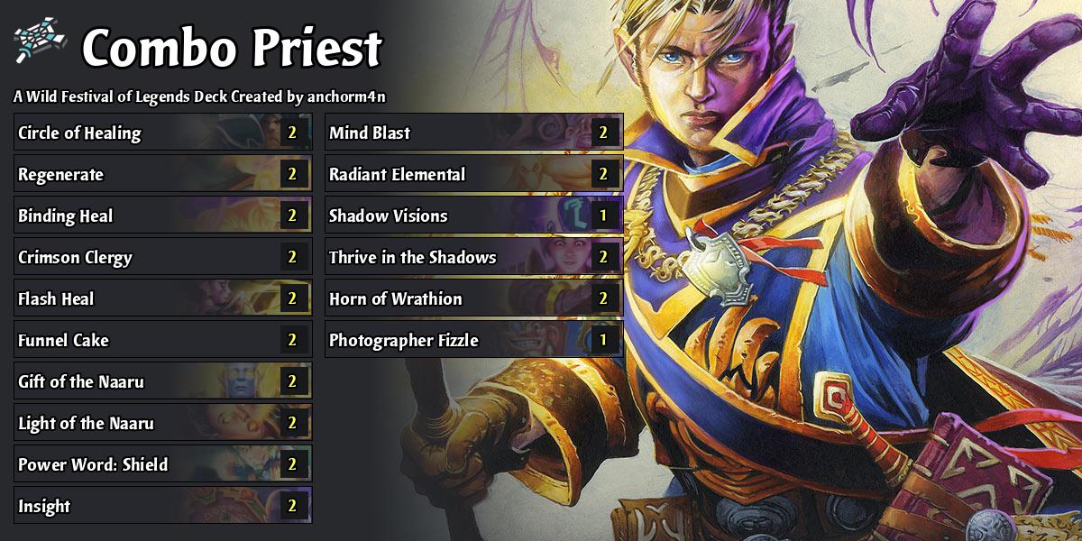 Funnel Cake Priest Festival of Legends Hearthstone Decks Out of Games