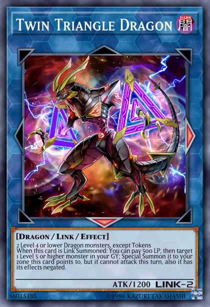 Twin Triangle Dragon Card Image