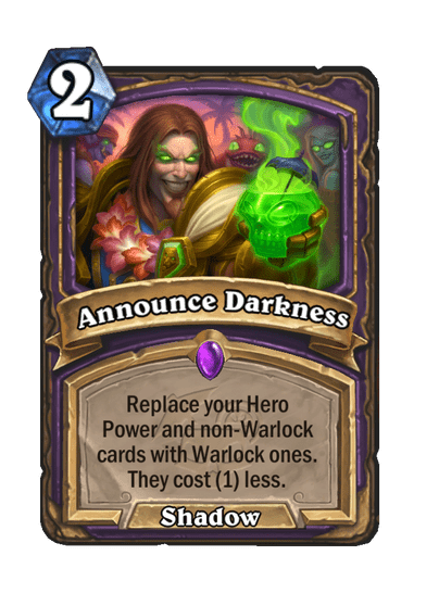 Announce Darkness Card Image