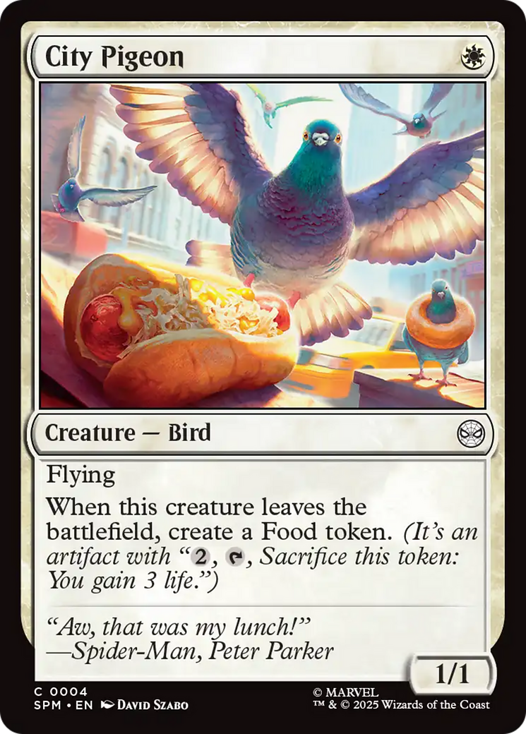 City Pigeon Card Image