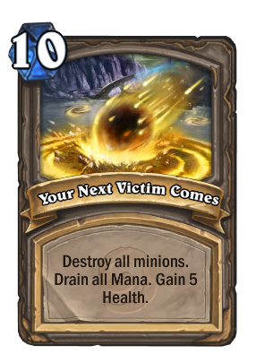 Your Next Victim Comes Card Image