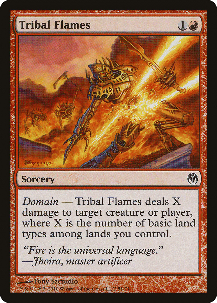 Tribal Flames Card Image