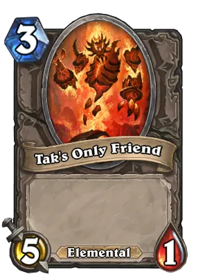 Tak's Only Friend Card Image