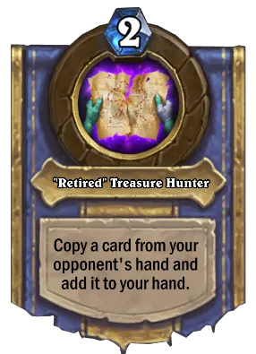 "Retired" Treasure Hunter Card Image