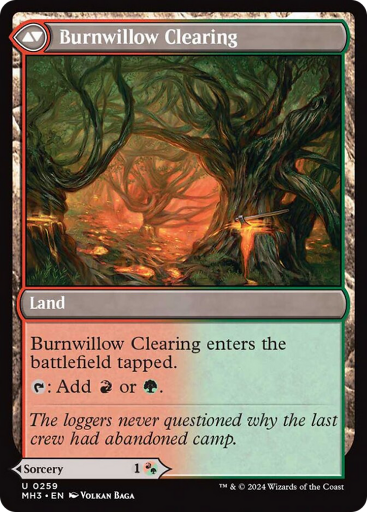 Stump Stomp // Burnwillow Clearing Card Image