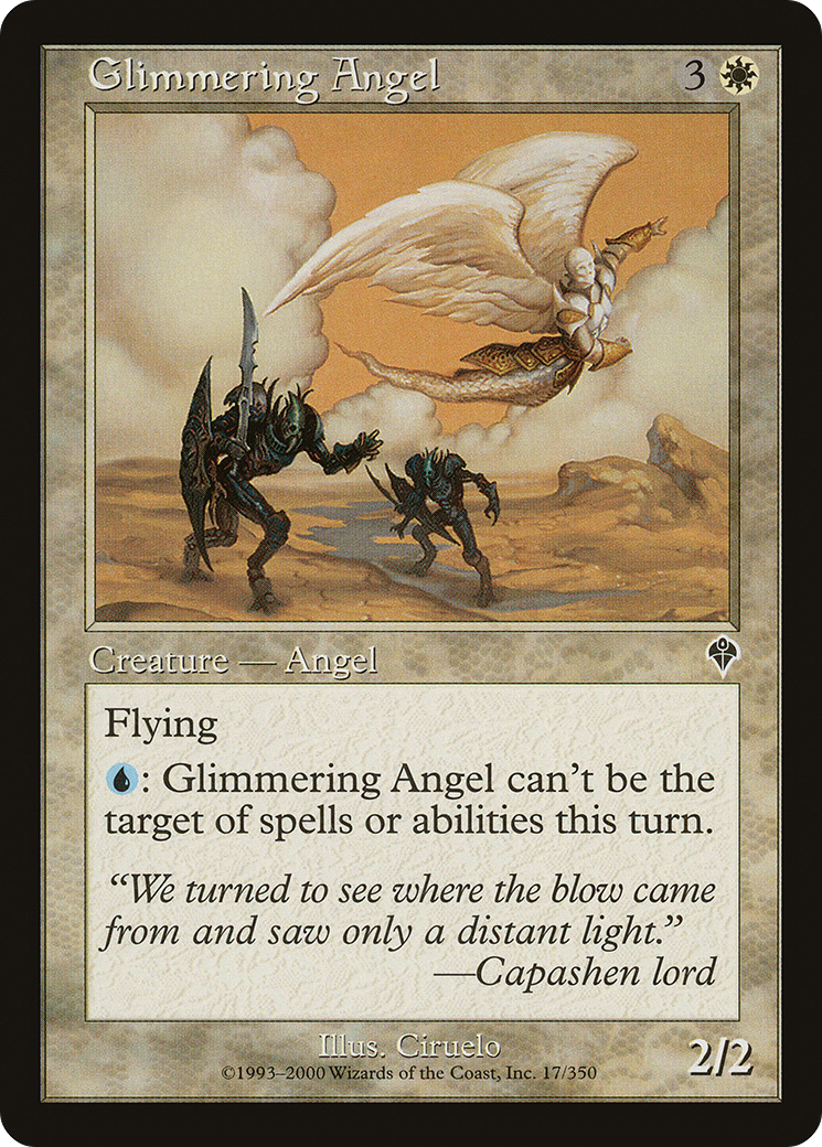 Glimmering Angel Card Image