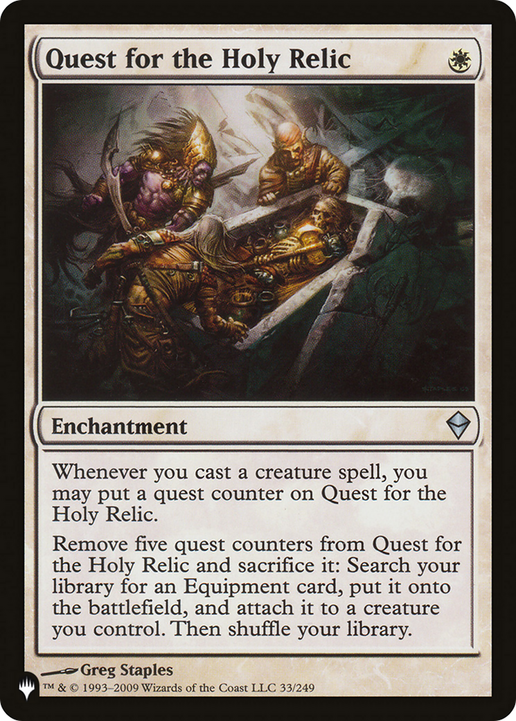 Quest for the Holy Relic Card Image