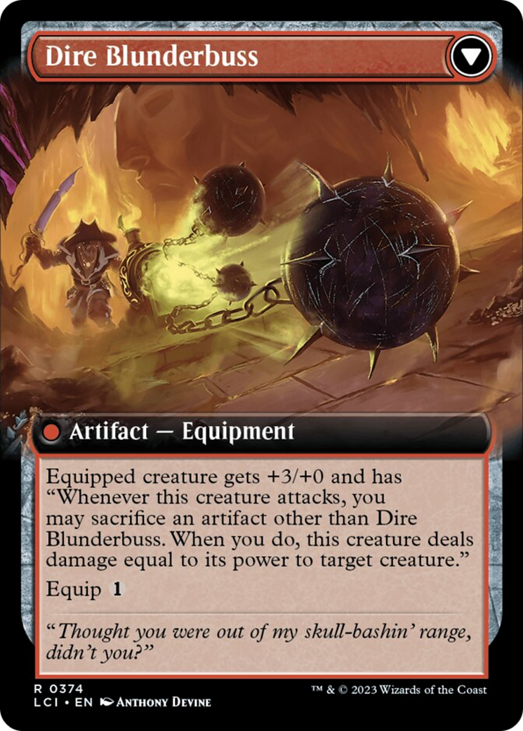 Dire Flail // Dire Blunderbuss Card Image