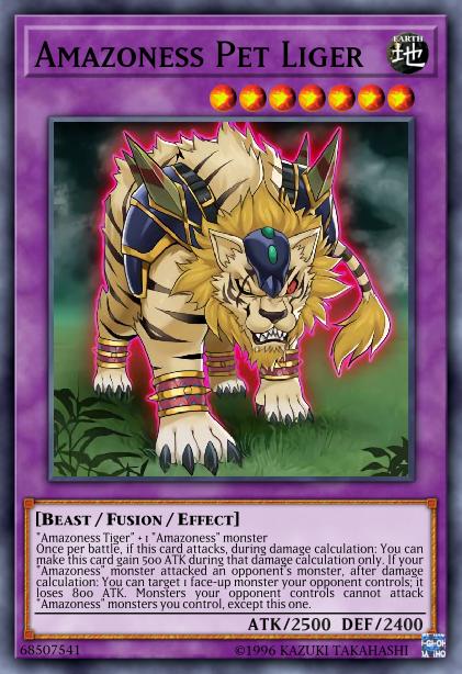 Amazoness Pet Liger Card Image