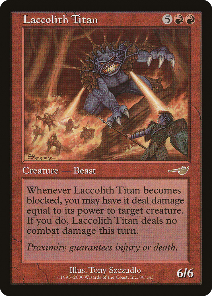 Laccolith Titan Card Image