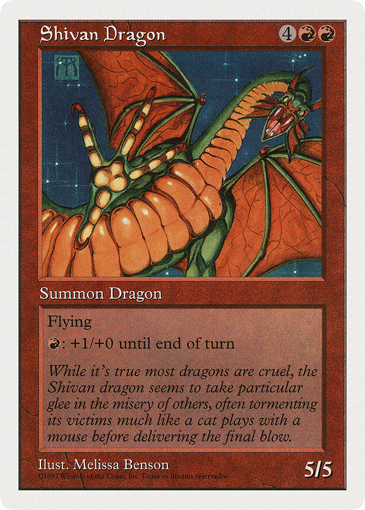 Shivan Dragon Card Image