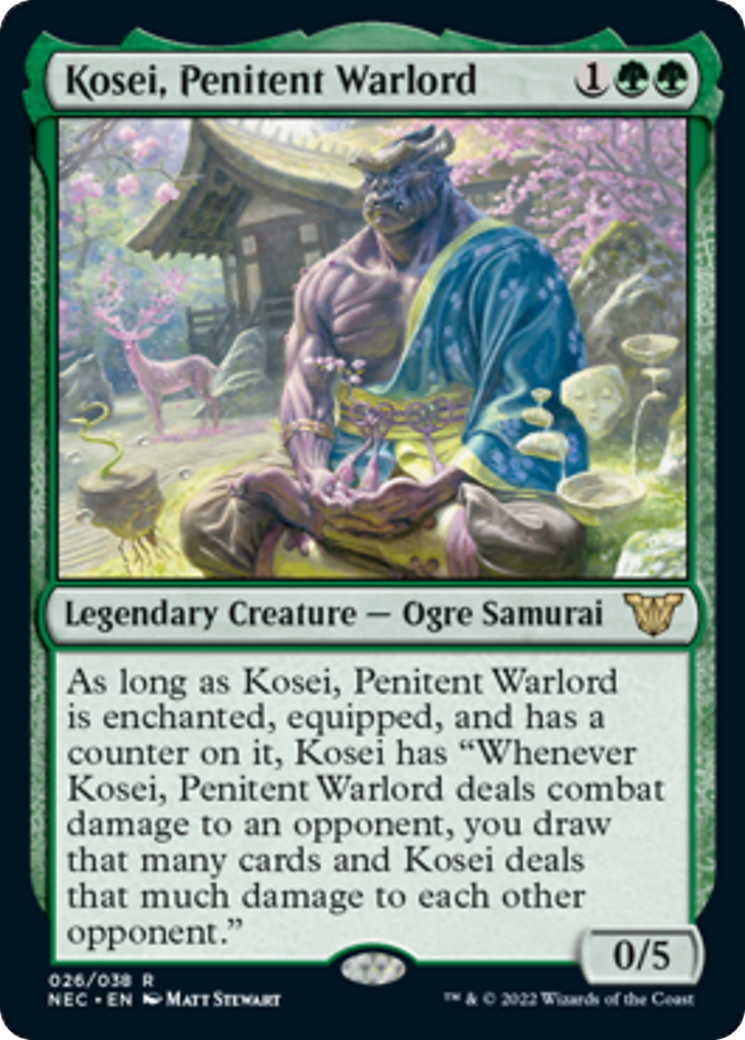 Kosei, Penitent Warlord Card Image