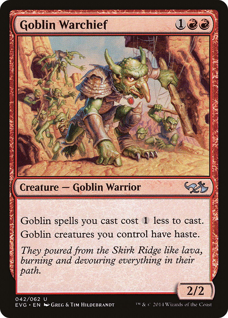 Goblin Warchief Card Image