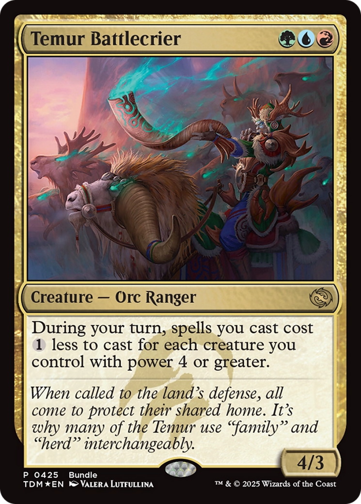 Temur Battlecrier Card Image