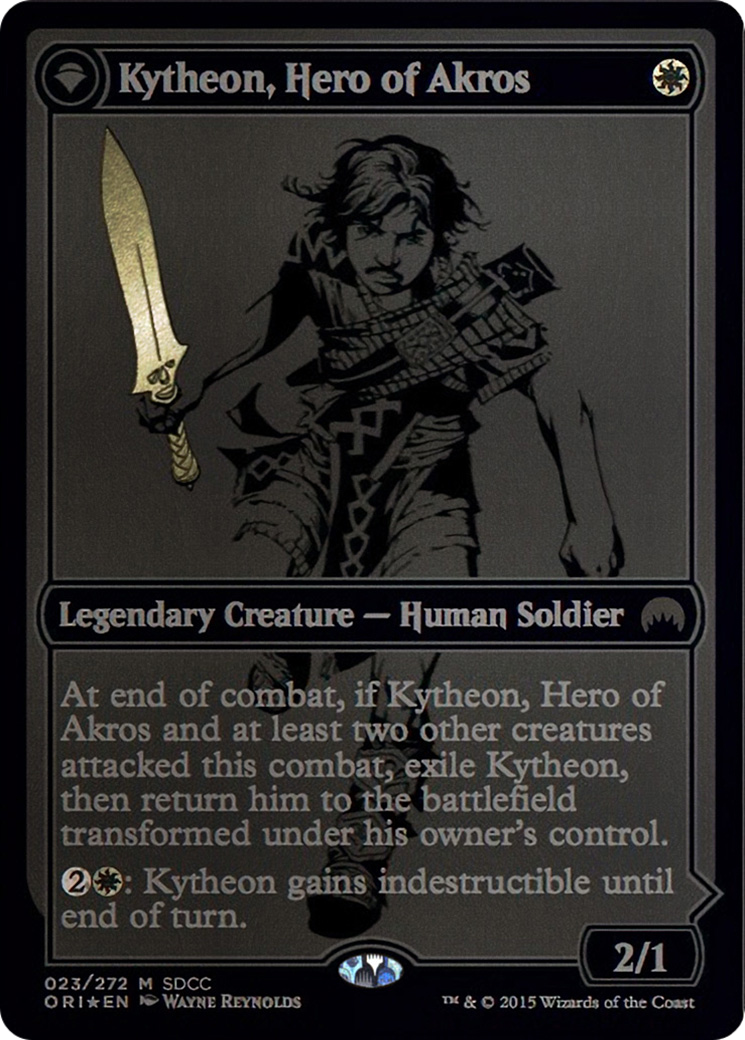 Kytheon, Hero of Akros // Gideon, Battle-Forged Card Image