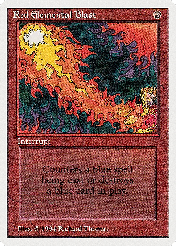 Red Elemental Blast Card Image