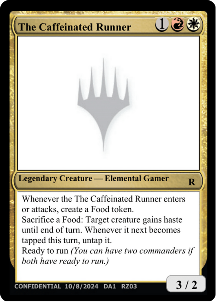 The Caffeinated Runner Card Image