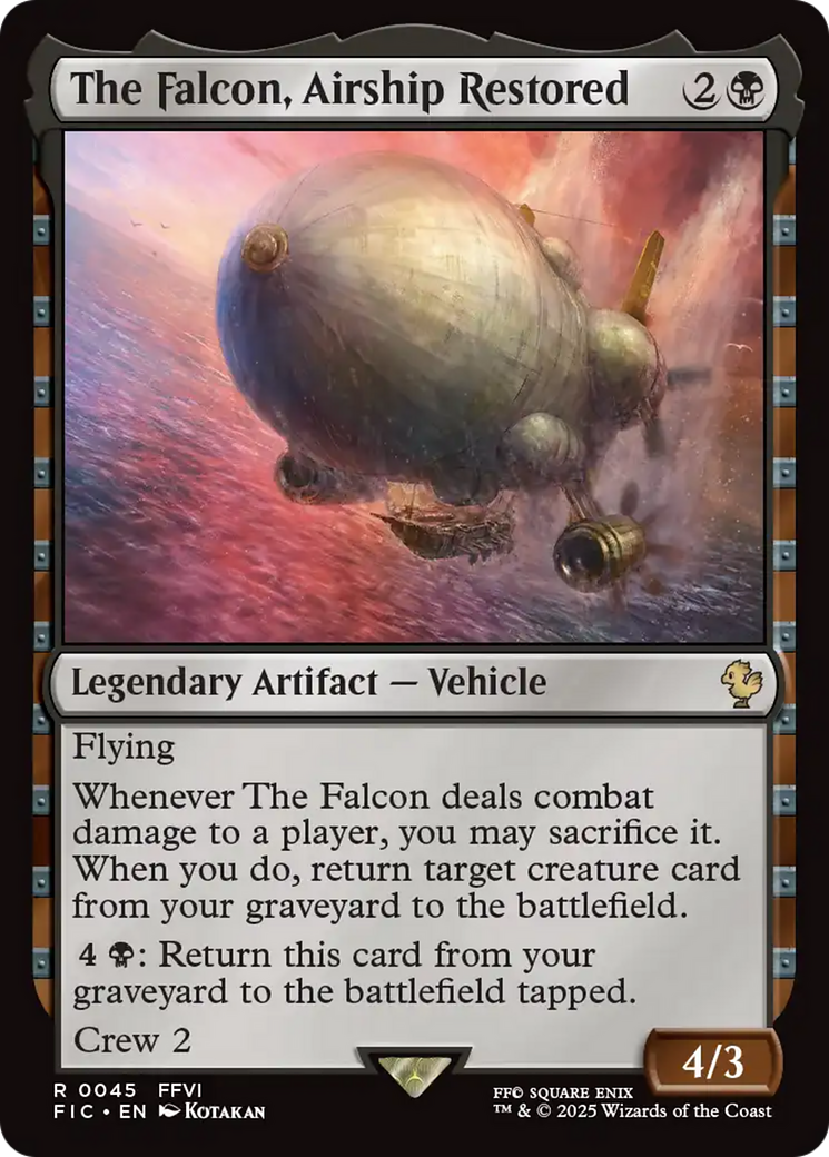 The Falcon, Airship Restored Card Image