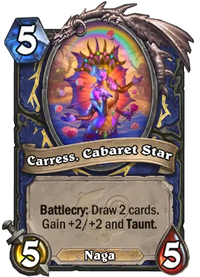 Carress, Cabaret Star Card Image