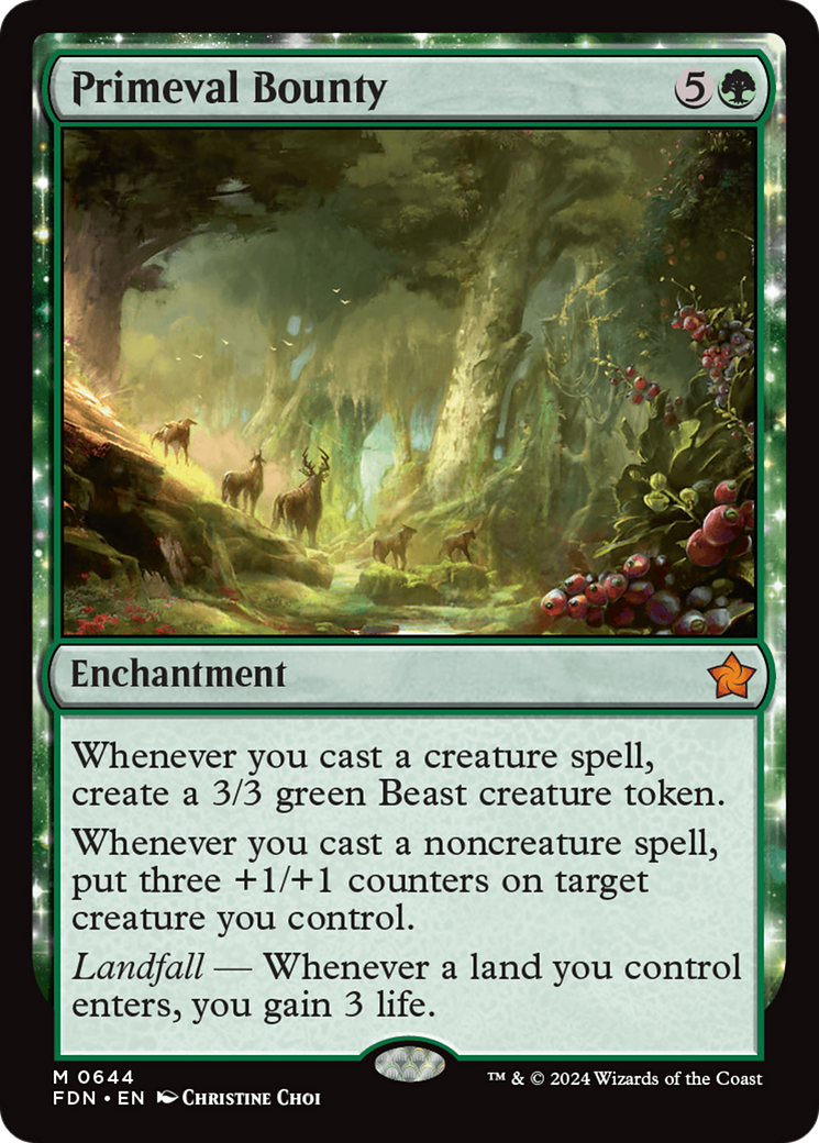 Primeval Bounty Card Image