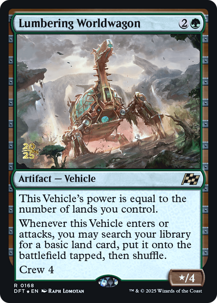 Lumbering Worldwagon Card Image