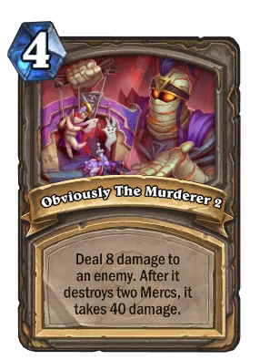 Obviously The Murderer 2 Card Image