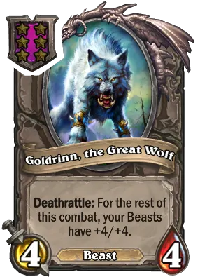 Goldrinn, the Great Wolf Card Image