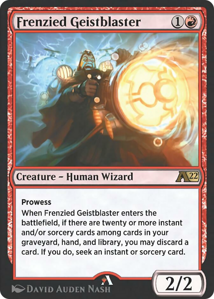 Frenzied Geistblaster Card Image