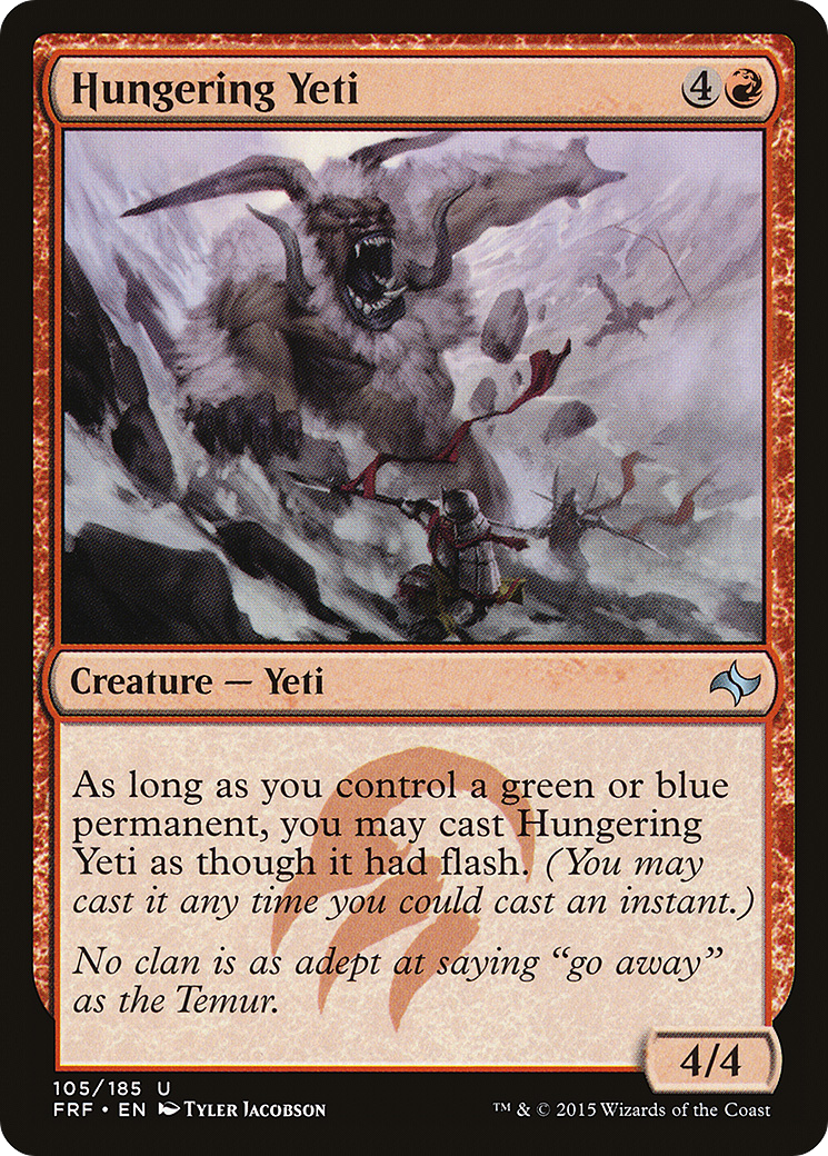 Hungering Yeti Card Image