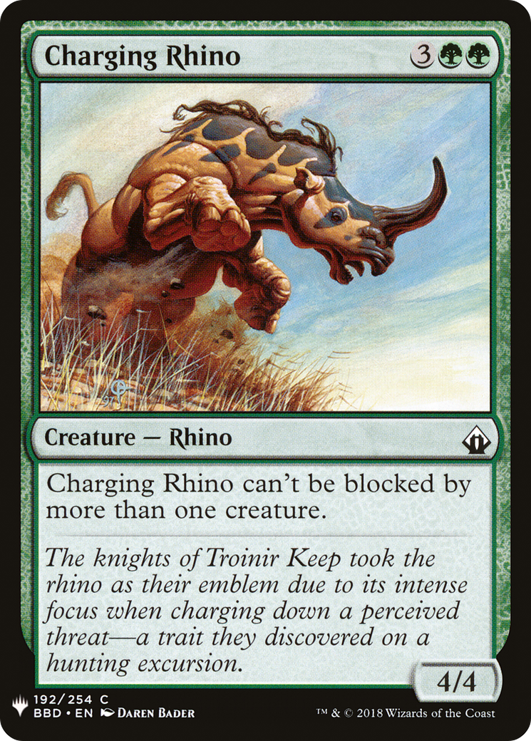 Charging Rhino Card Image