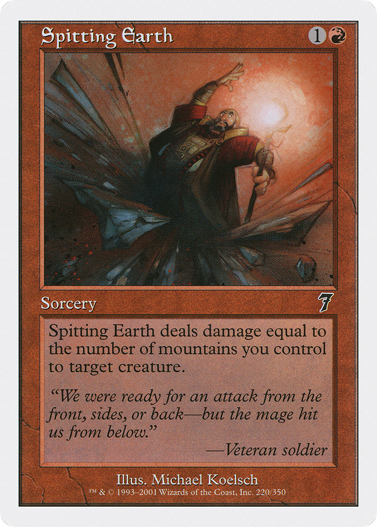 Spitting Earth Card Image