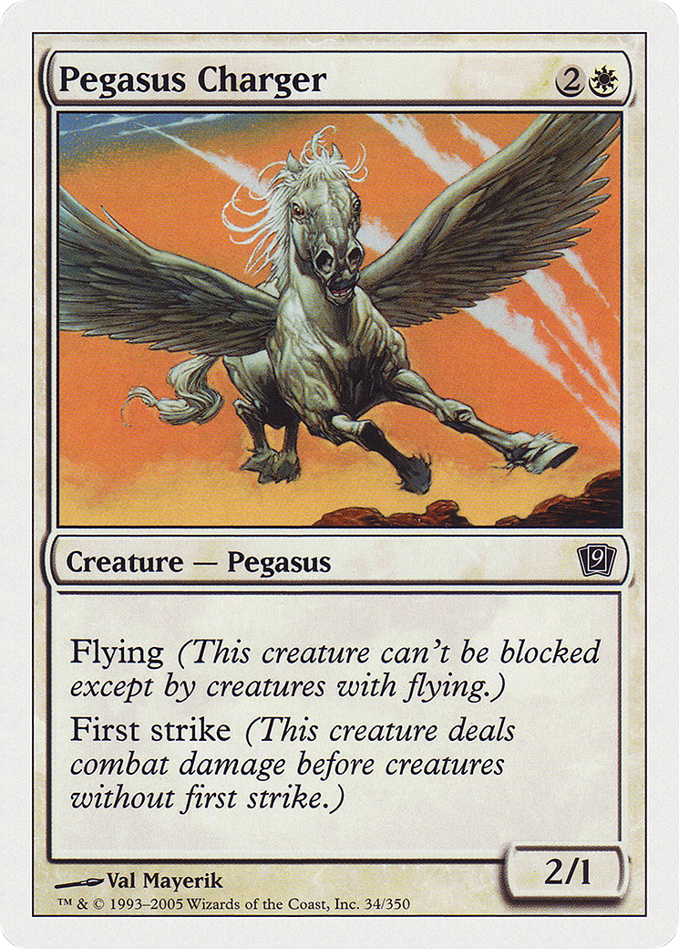 Pegasus Charger Card Image