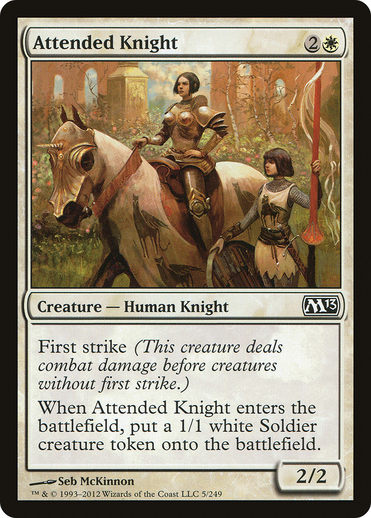 Attended Knight Card Image