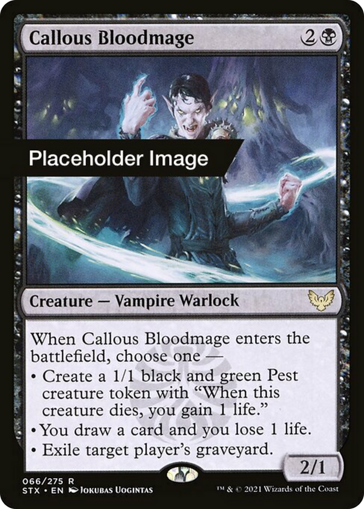 Callous Bloodmage Card Image