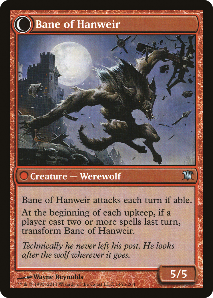 Hanweir Watchkeep // Bane of Hanweir Card Image