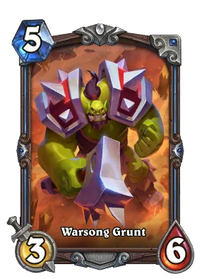 Warsong Grunt Signature Card Image