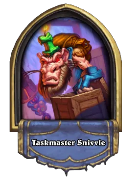 Taskmaster Snivvle Card Image