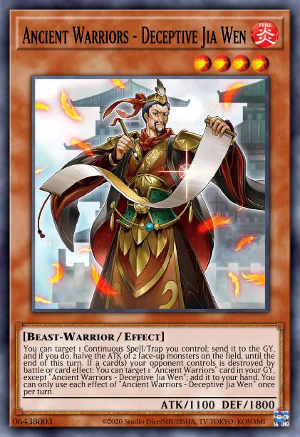 Ancient Warriors - Deceptive Jia Wen Card Image