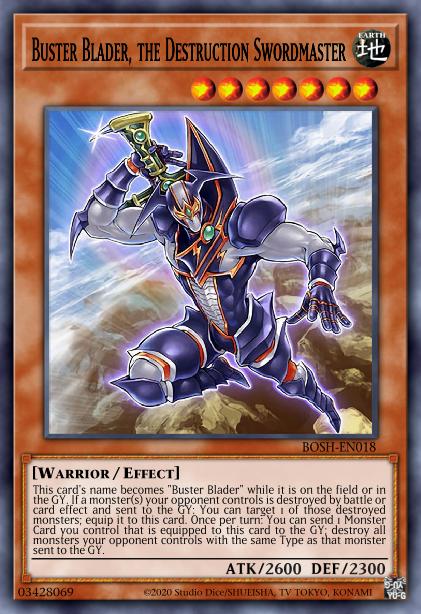 Buster Blader, the Destruction Swordmaster Card Image