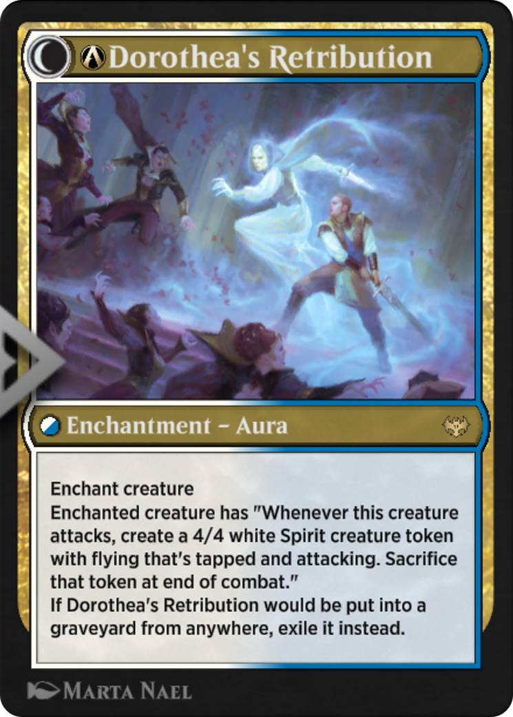 A-Dorothea, Vengeful Victim // A-Dorothea's Retribution Card Image
