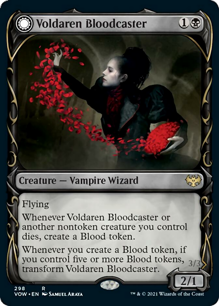 Voldaren Bloodcaster // Bloodbat Summoner Card Image