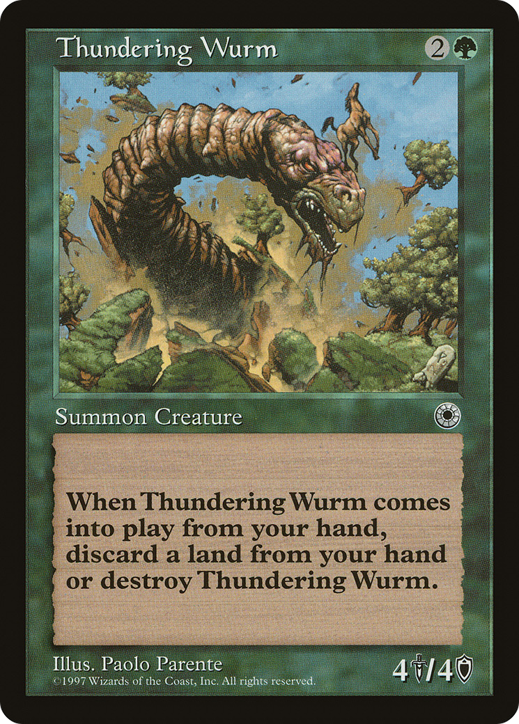 Thundering Wurm Card Image