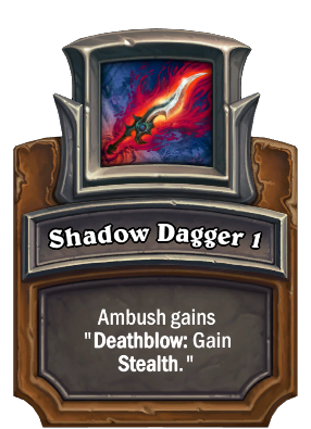 Shadow Dagger 1 Card Image