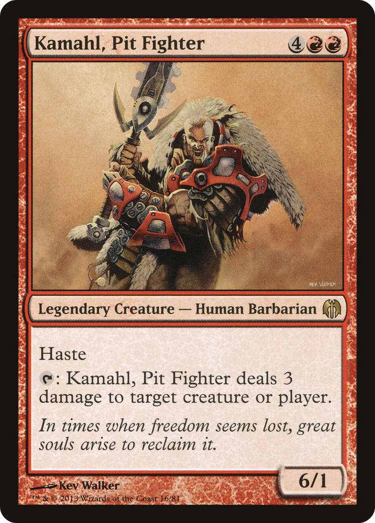 Kamahl, Pit Fighter Card Image