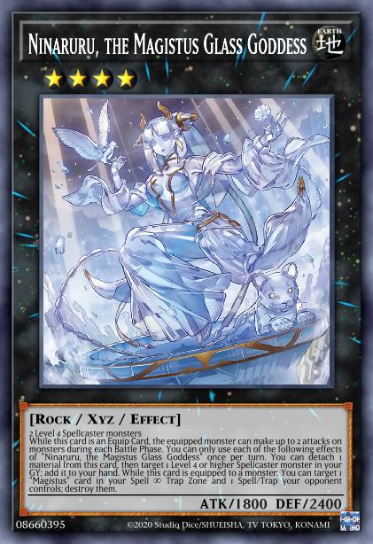 Ninaruru, the Magistus Glass Goddess Card Image